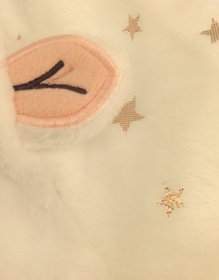 George unikornisos fehér pizsama felső