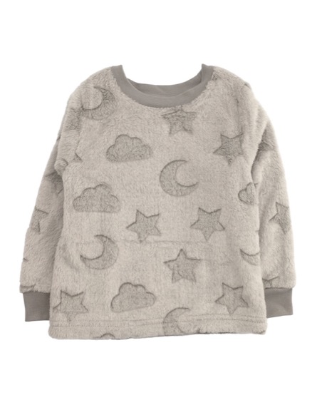 George mintás szürke pizsamafelső