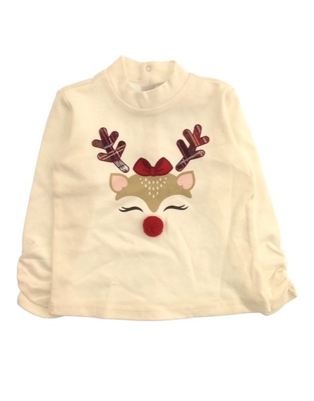 IDEXE rénszarvasmintás kislány felső