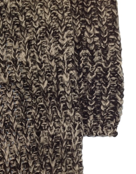 Lefties sötétszürke horgolt garbó