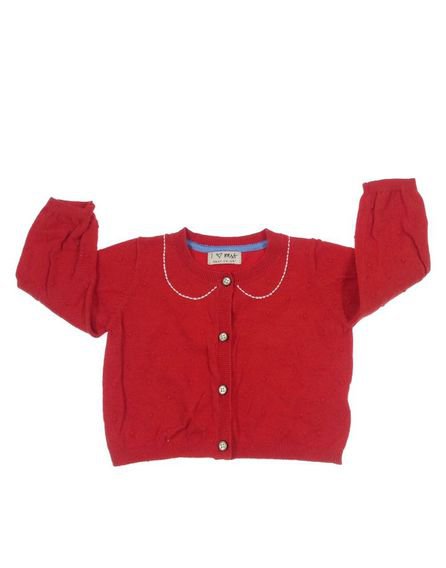 Next piros baba kardigán