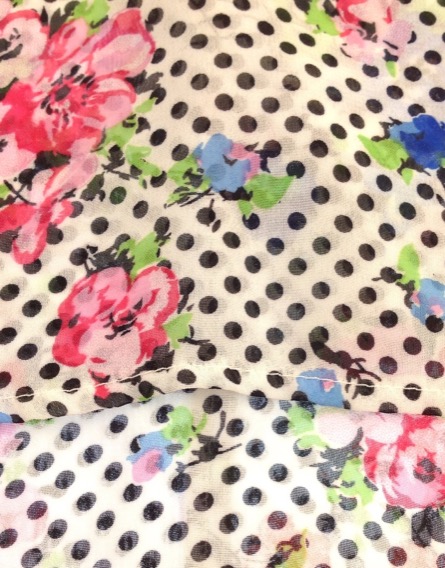 Y.d virág mintás kislány blúz