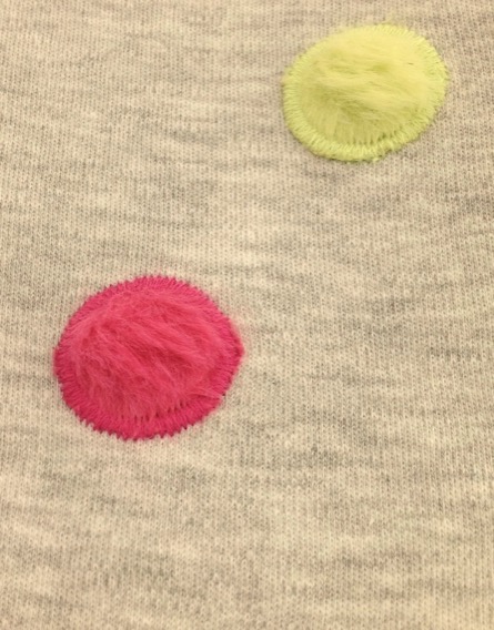 George feliratos szürke pulóver