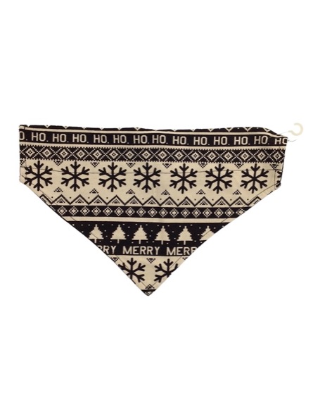 George fekete karácsonyi mintás kiegészítő