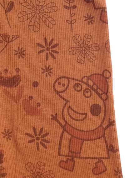 George Peppa malac mintás rozsdavörös nadrág