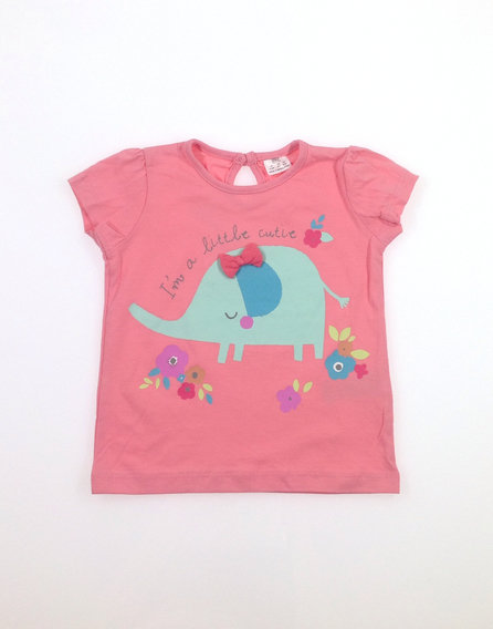 F&F elefánt mintás baba póló