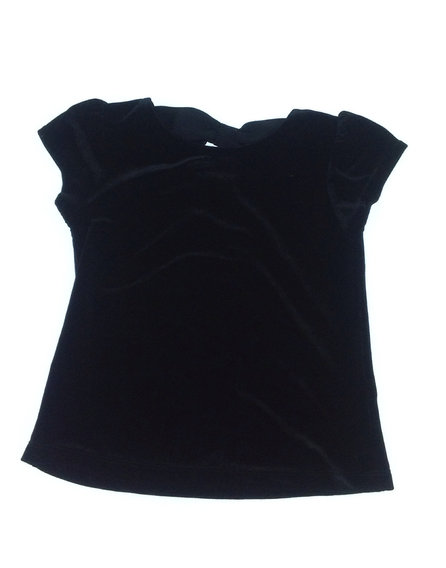 St. Bernard fekete bársony kislány póló